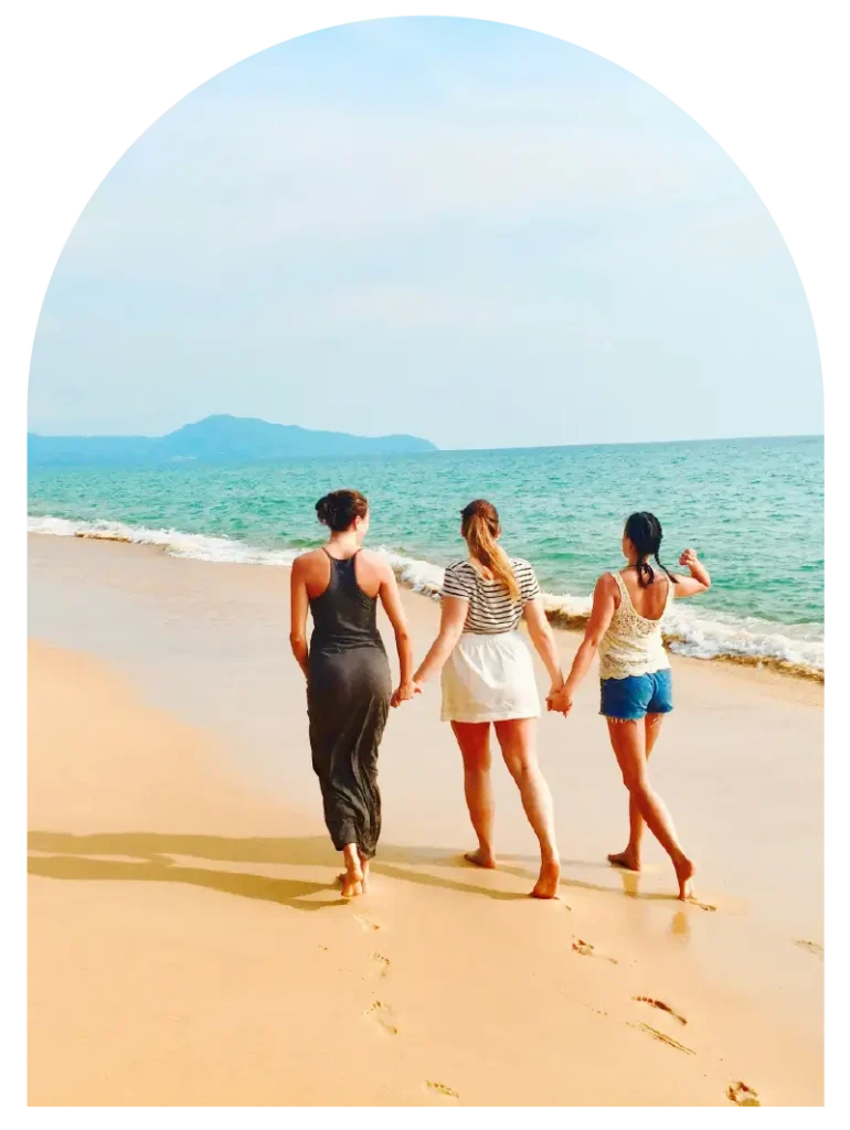 friends on the Beach